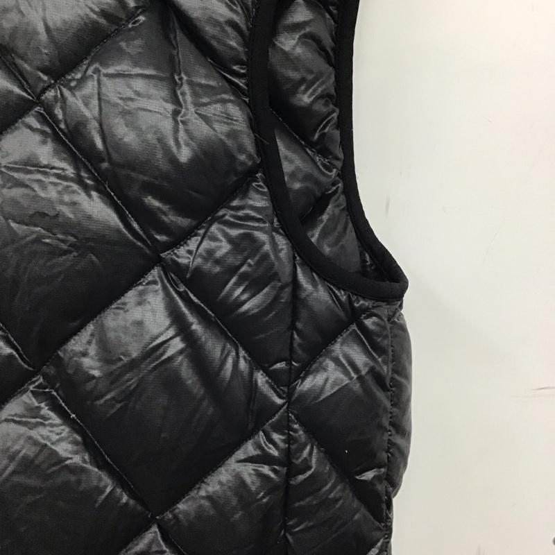 エディーバウアー Eddie Bauer ベスト ベスト ジップアップダウンジャケット ノースリーブジャケット アウター S 無地 黒 / ブラック / black メンズ USED 古着 中古 10152024