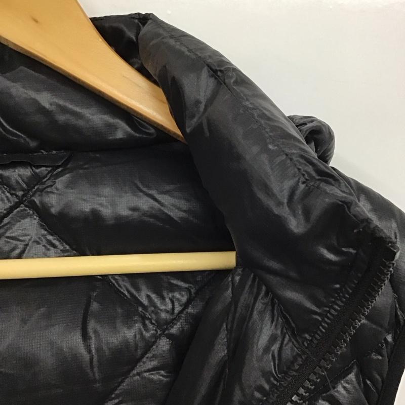 エディーバウアー Eddie Bauer ベスト ベスト ジップアップダウンジャケット ノースリーブジャケット アウター S 無地 黒 / ブラック / black メンズ USED 古着 中古 10152024