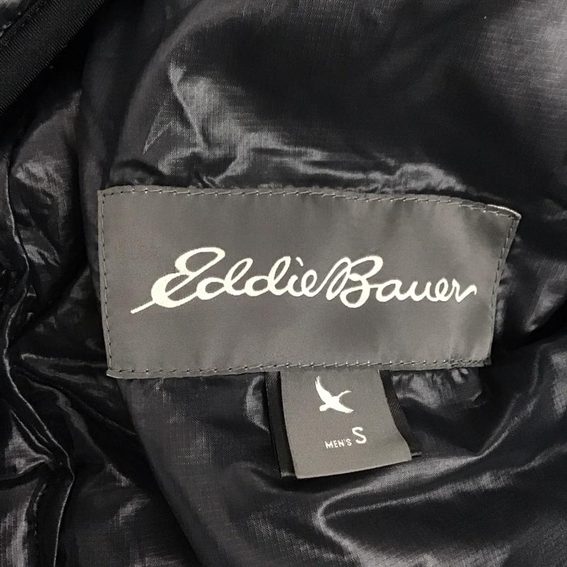 エディーバウアー Eddie Bauer ベスト ベスト ジップアップダウンジャケット ノースリーブジャケット アウター S 無地 黒 / ブラック / black メンズ USED 古着 中古 10152024
