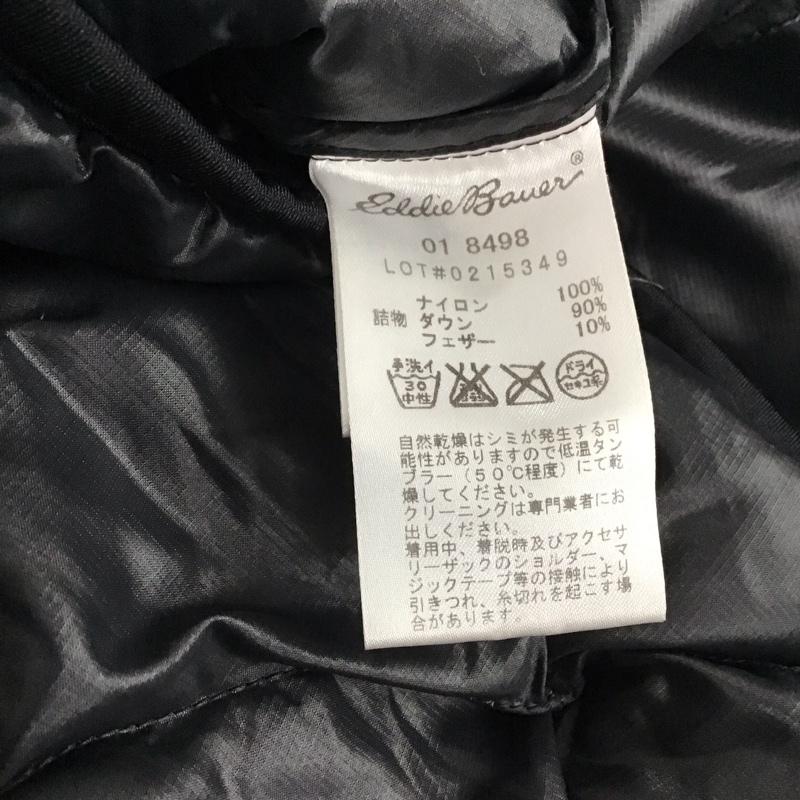 エディーバウアー Eddie Bauer ベスト ベスト ジップアップダウンジャケット ノースリーブジャケット アウター S 無地 黒 / ブラック / black メンズ USED 古着 中古 10152024
