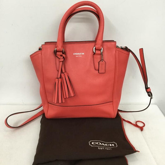 コーチ COACH ショルダーバッグ ショルダーバッグ ハンドバッグ 2WAY ロゴ、文字 赤 / レッド / red レディース USED 古着 中古 10152025