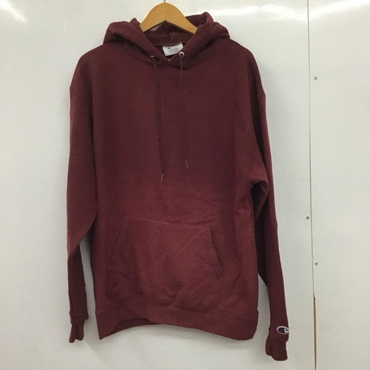 チャンピオン Champion パーカー 長袖 長袖パーカー プルオーバーパーカー スウェット L 無地 えんじ / ワインレッド / dark red メンズ USED 古着 中古 10152027