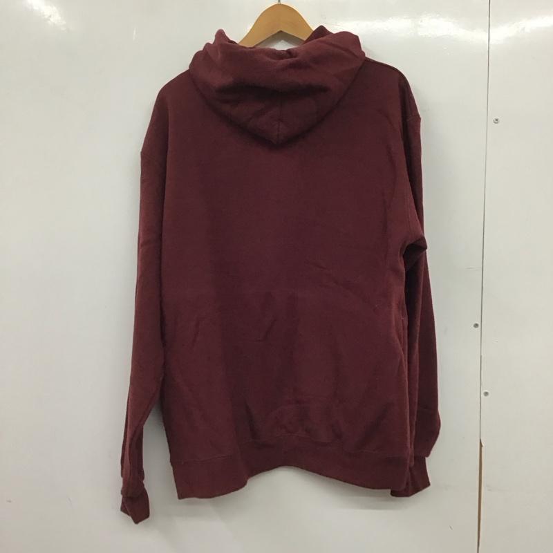 チャンピオン Champion パーカー 長袖 長袖パーカー プルオーバーパーカー スウェット L 無地 えんじ / ワインレッド / dark red メンズ USED 古着 中古 10152027