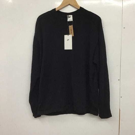 ナイキ NIKE ニット、セーター 長袖 hf3898-010 LongSleeveKnit stussy M 無地 黒 / ブラック / black メンズ USED 古着 中古 10152031