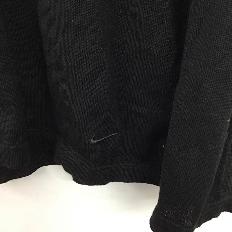 ナイキ NIKE ニット、セーター 長袖 hf3898-010 LongSleeveKnit stussy M 無地 黒 / ブラック / black メンズ USED 古着 中古 10152031