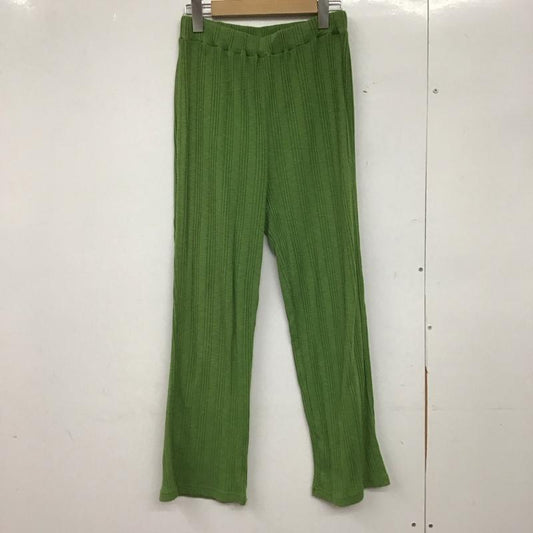 フリークスストア FREAK S STORE ボトムス ボトムス リブパンツ FREE 無地 薄緑 / ライトグリーン / レディース USED 古着 中古 10152032