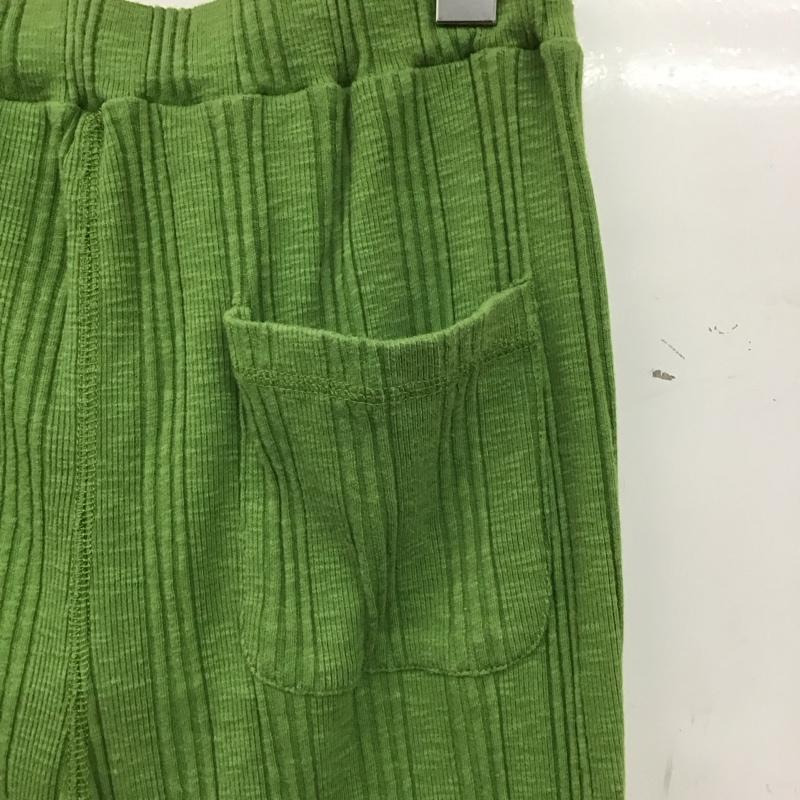フリークスストア FREAK S STORE ボトムス ボトムス リブパンツ FREE 無地 薄緑 / ライトグリーン / レディース USED 古着 中古 10152032