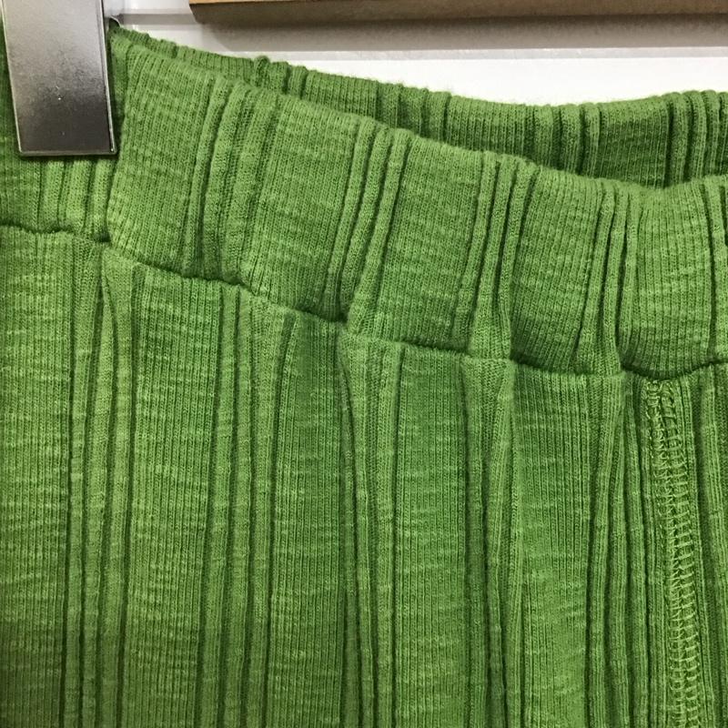 フリークスストア FREAK S STORE ボトムス ボトムス リブパンツ FREE 無地 薄緑 / ライトグリーン / レディース USED 古着 中古 10152032
