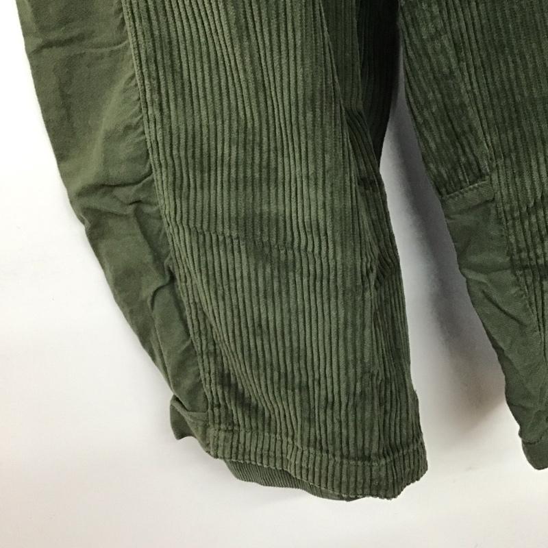 ニコアンド niko and... ボトムス ボトムス ST76dl06sw コーデュロイ ワイドパンツ L 無地 カーキ / カーキ / khaki レディース USED 古着 中古 10152038