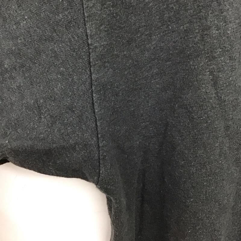 ゴーヘンプ GOHEMP Tシャツ 半袖 半袖カットソー プリントTシャツ クルーネックカットソー M 無地 ダークグレー / ダークグレー / メンズ USED 古着 中古 10152043