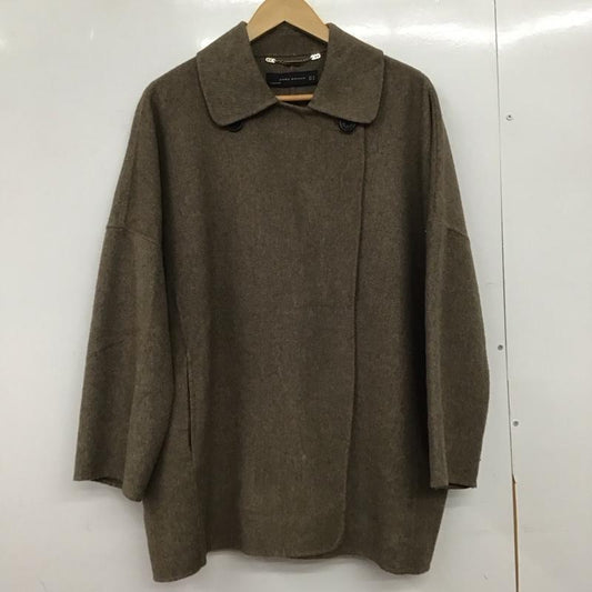 ザラウーマン ZARA WOMAN コート コート一般 M 無地 茶 / ブラウン / brown レディース USED 古着 中古 10152050