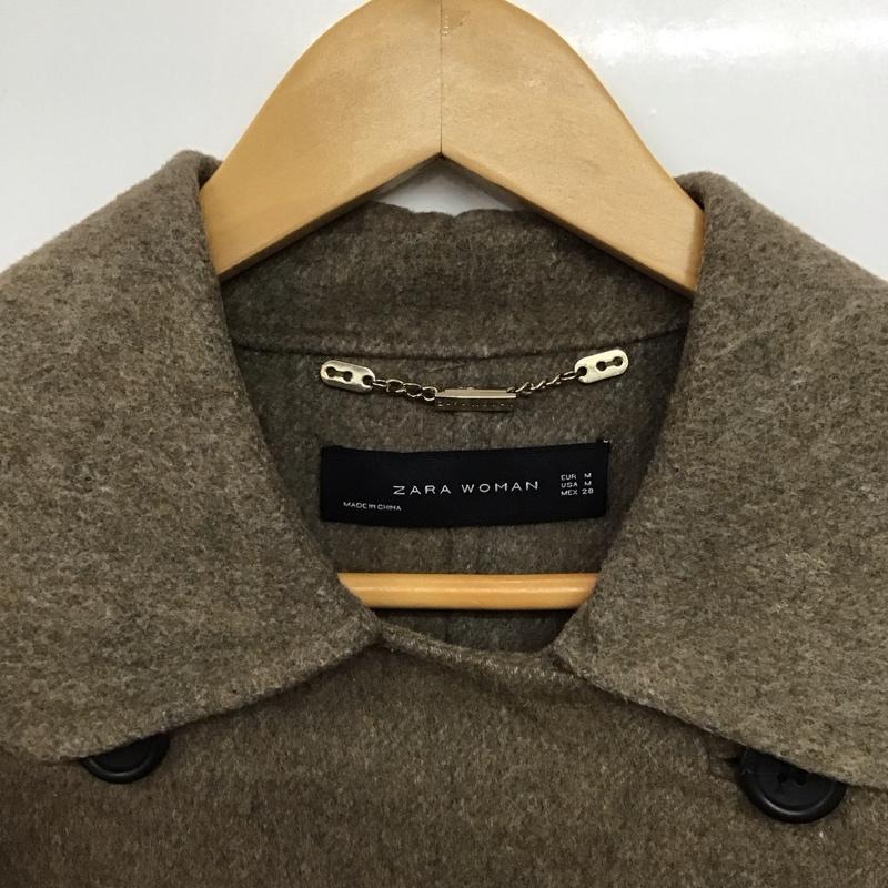 ザラウーマン ZARA WOMAN コート コート一般 M 無地 茶 / ブラウン / brown レディース USED 古着 中古 10152050
