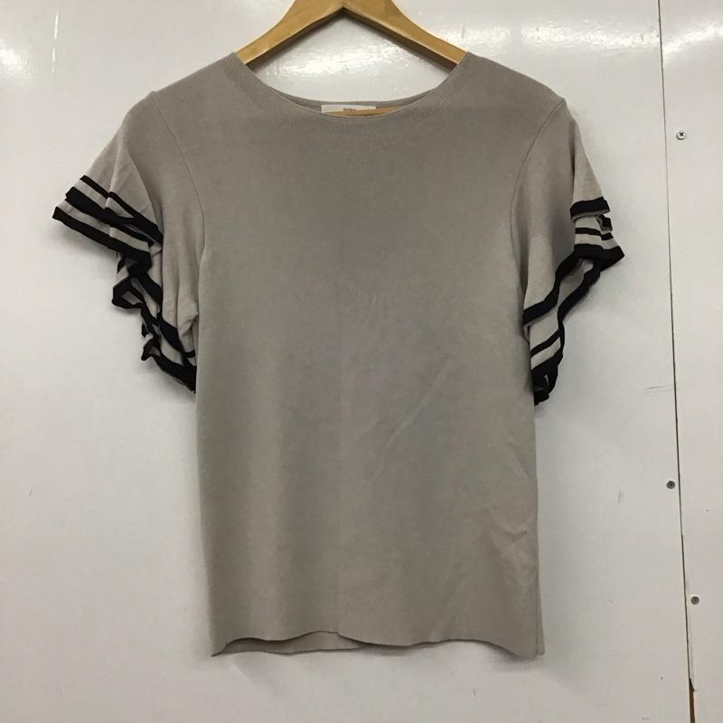 インデックス index カットソー 半袖 L 無地 灰 / グレー / gray レディース USED 古着 中古 10152052
