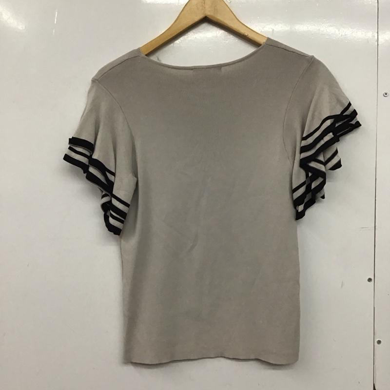 インデックス index カットソー 半袖 L 無地 灰 / グレー / gray レディース USED 古着 中古 10152052