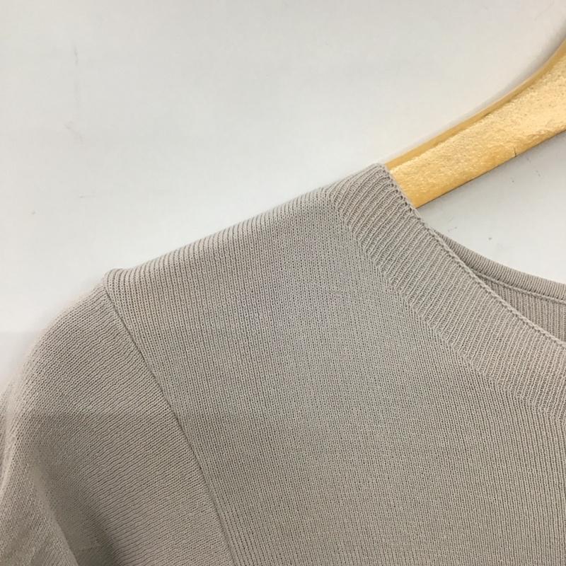 インデックス index カットソー 半袖 L 無地 灰 / グレー / gray レディース USED 古着 中古 10152052