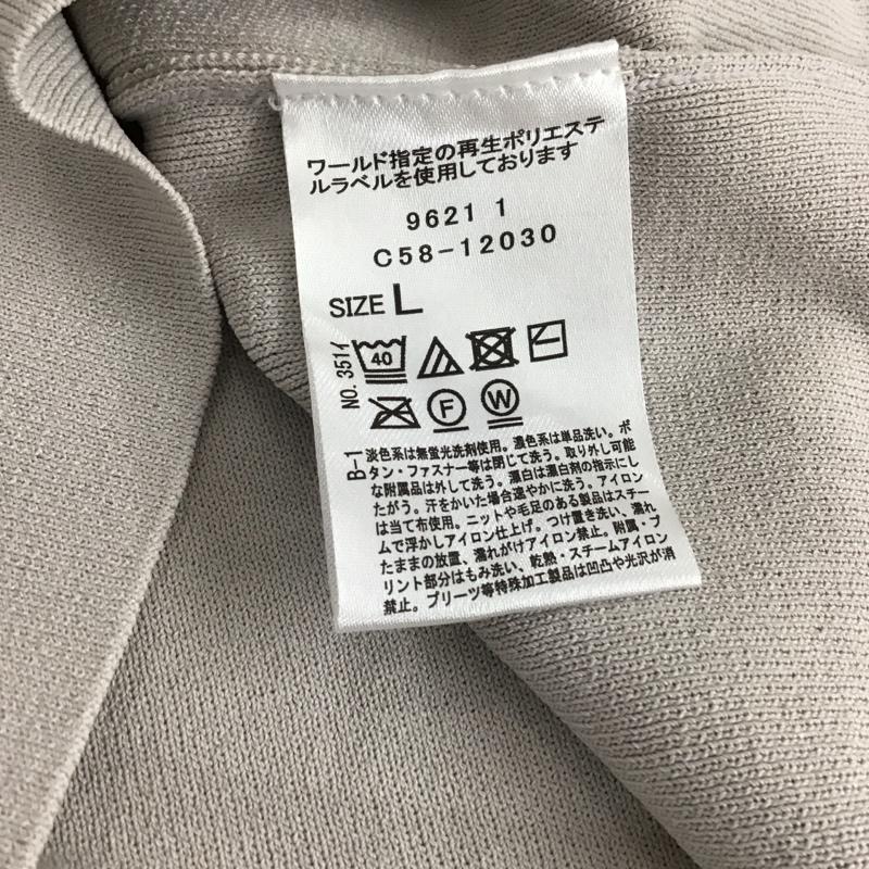 インデックス index カットソー 半袖 L 無地 灰 / グレー / gray レディース USED 古着 中古 10152052