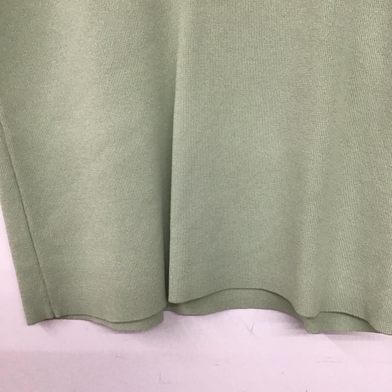 インデックス index カットソー 半袖 タグ付 L 無地 薄緑 / ライトグリーン / レディース USED 古着 中古 10152054