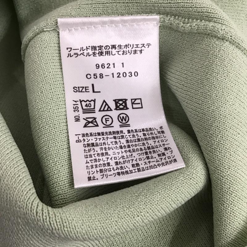 インデックス index カットソー 半袖 タグ付 L 無地 薄緑 / ライトグリーン / レディース USED 古着 中古 10152054