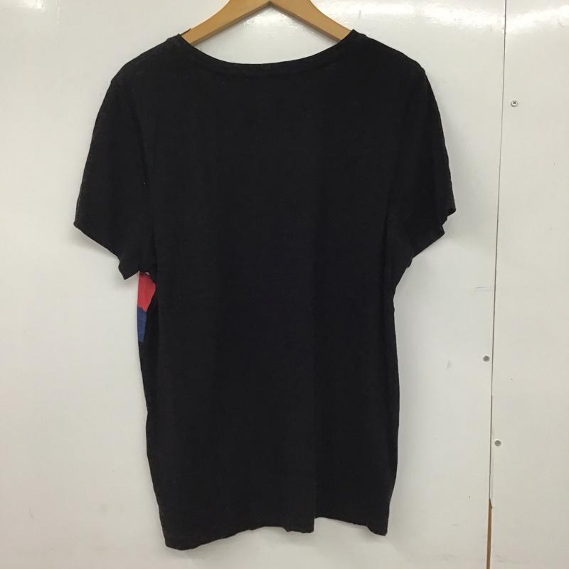 トミーヒルフィガー TOMMY HILFIGER Tシャツ 半袖 L ロゴ、文字 黒 / ブラック / black レディース USED 古着 中古 10152055