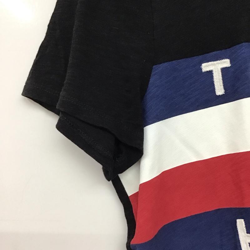 トミーヒルフィガー TOMMY HILFIGER Tシャツ 半袖 L ロゴ、文字 黒 / ブラック / black レディース USED 古着 中古 10152055