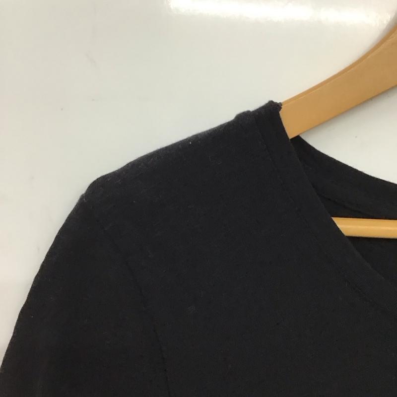 トミーヒルフィガー TOMMY HILFIGER Tシャツ 半袖 L ロゴ、文字 黒 / ブラック / black レディース USED 古着 中古 10152055