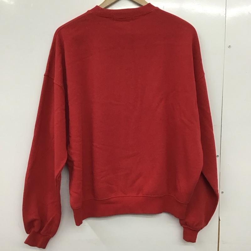 パブリュクス PUBLUX トレーナー 長袖 Disney mickey M 無地 X キャラクター 赤 / レッド / red レディース USED 古着 中古 10152060