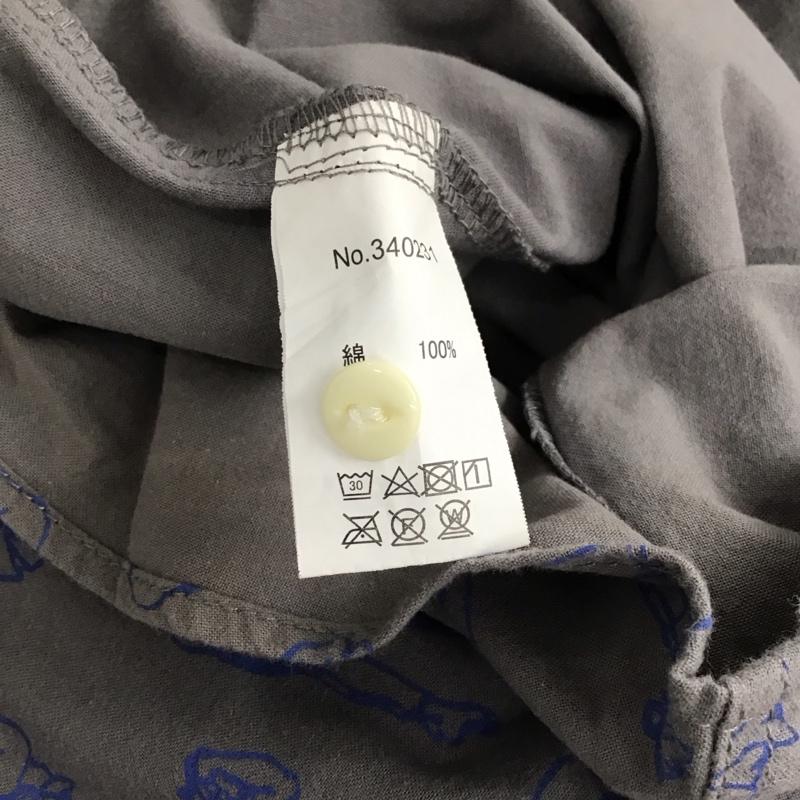 ゴースローキャラバン go slow caravan シャツ、ブラウス 長袖 長袖シャツ プリントシャツ 4 プリント 灰 / グレー / gray メンズ USED 古着 中古 10152065
