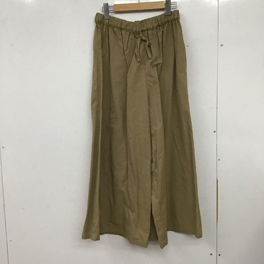スタディオクリップ studio CLIP パンツ スラックス ワイドパンツ M 無地 ベージュ / ベージュ / beige レディース USED 古着 中古 10152066