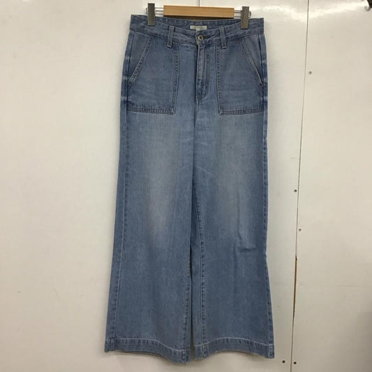 スタディオクリップ studio CLIP パンツ デニム、ジーンズ M 無地 水色 / ライトブルー / レディース USED 古着 中古 10152068