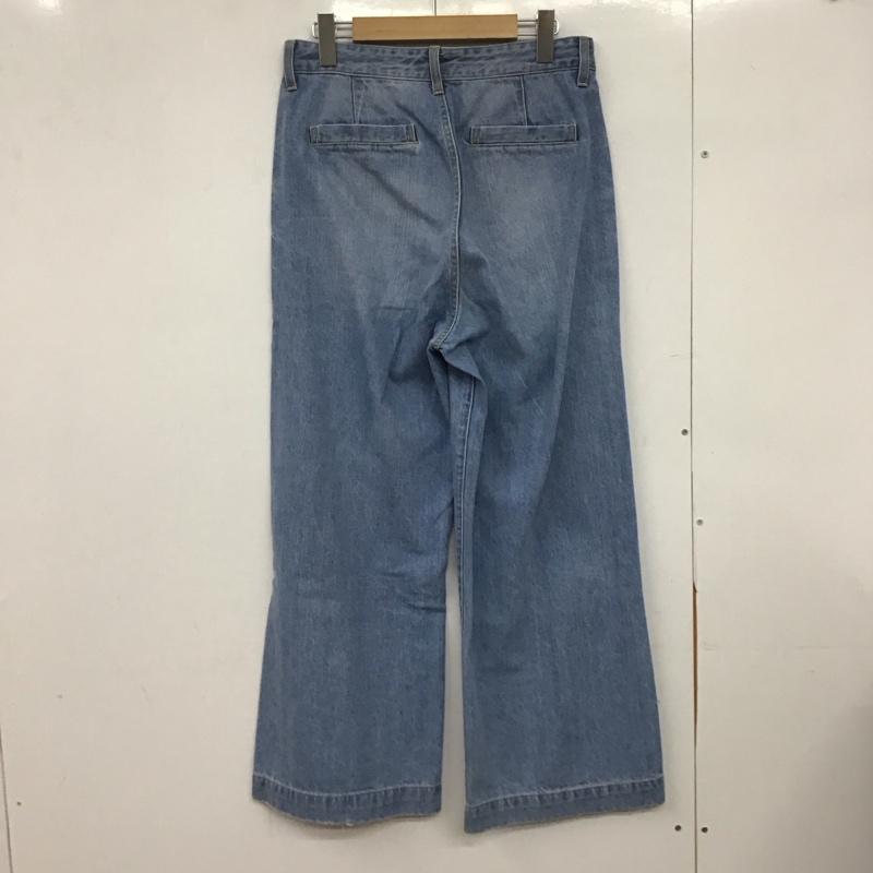 スタディオクリップ studio CLIP パンツ デニム、ジーンズ M 無地 水色 / ライトブルー / レディース USED 古着 中古 10152068