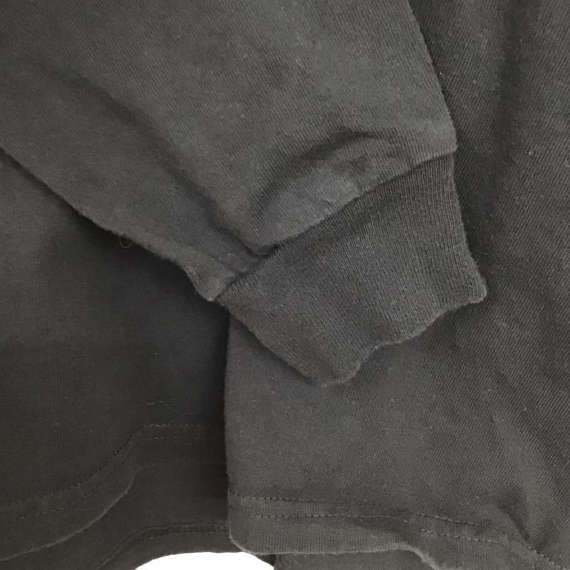古着 USED カットソー 長袖 長袖カットソー プリントカットソー クルーネック L プリント 黒 / ブラック / black メンズ USED 古着 中古 10152069