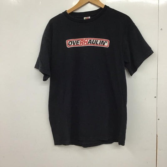 フルーツオブザルーム FRUIT OF THE LOOM Tシャツ 半袖 半袖カットソー プリントTシャツ クルーネックカットソー L ロゴ、文字 ダークグレー / ダークグレー / メンズ USED 古着 中古 10152070