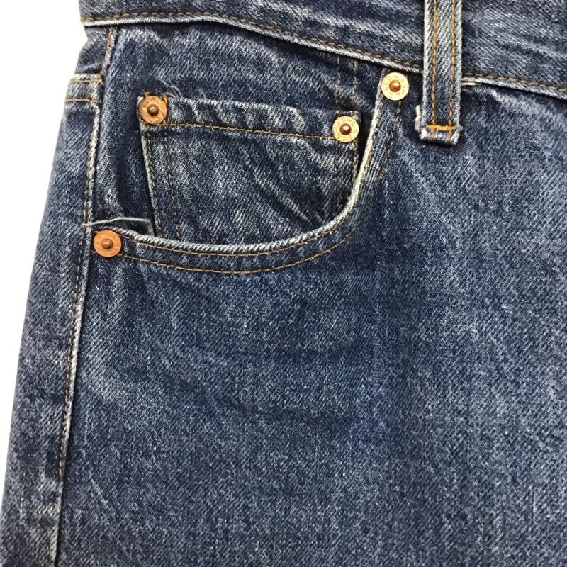 リーバイストラウスアンドコー Levi Strauss & co. パンツ デニム、ジーンズ デニムパンツ スリムパンツ カジュアルパンツ ストレッチパンツ 28インチ 無地 インディゴ / インディゴ / Indigo メンズ USED 古着 中古 10152077