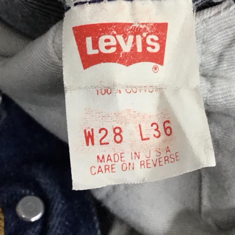 リーバイストラウスアンドコー Levi Strauss & co. パンツ デニム、ジーンズ デニムパンツ スリムパンツ カジュアルパンツ ストレッチパンツ 28インチ 無地 インディゴ / インディゴ / Indigo メンズ USED 古着 中古 10152077