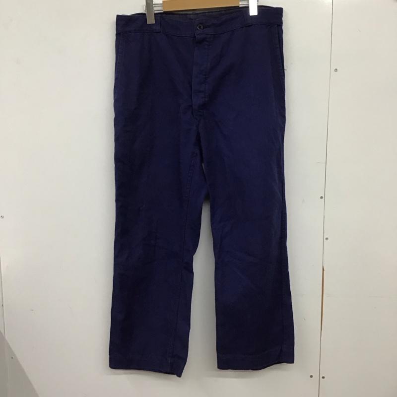 古着 USED パンツ ワークパンツ、ペインターパンツ ワイドパンツ カジュアルパンツ ワークパンツ 無地 青 / ブルー / blue メンズ USED 古着 中古 10152079