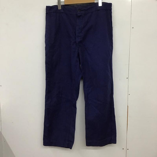 古着 USED パンツ ワークパンツ、ペインターパンツ ワイドパンツ カジュアルパンツ ワークパンツ 無地 青 / ブルー / blue メンズ USED 古着 中古 10152079