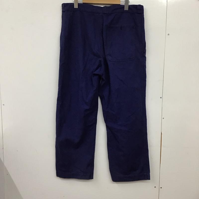 古着 USED パンツ ワークパンツ、ペインターパンツ ワイドパンツ カジュアルパンツ ワークパンツ 無地 青 / ブルー / blue メンズ USED 古着 中古 10152079