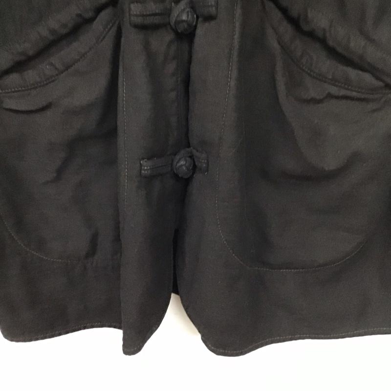 テンダーロイン TENDERLOIN ジャケット、上着 ジャンパー、ブルゾン 長袖シャツ 無地シャツ ノーカラーシャツ L 無地 黒 / ブラック / black メンズ USED 古着 中古 10152084