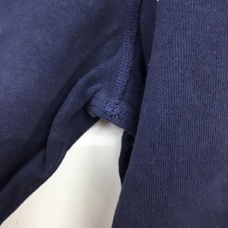 アバクロンビーアンドフィッチ ABERCROMBIE&FITCH トレーナー 長袖 長袖トレーナー スウェット スタンドネック プルオーバー XL ロゴ、文字 紺 / ネイビー / navy メンズ USED 古着 中古 10152089