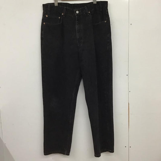 リーバイストラウスアンドコー Levi Strauss & co. パンツ デニム、ジーンズ デニムパンツ ワイドパンツ カジュアルパンツ 36インチ 無地 黒 / ブラック / black メンズ USED 古着 中古 10152095