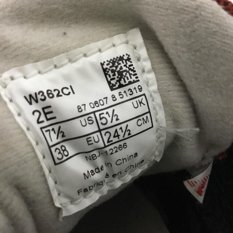 ニューバランス New Balance スニーカー スニーカー W362CI ローカット レザー 24.5cm 24.5cm ロゴ、文字 赤 / レッド / red レディース USED 古着 中古 10152097