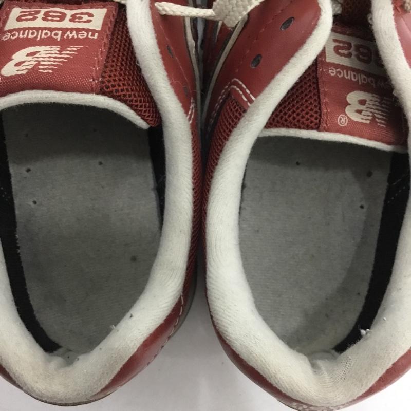 ニューバランス New Balance スニーカー スニーカー W362CI ローカット レザー 24.5cm 24.5cm ロゴ、文字 赤 / レッド / red レディース USED 古着 中古 10152097