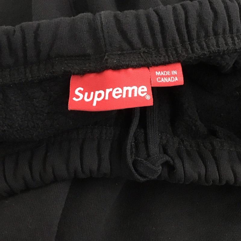 シュプリーム Supreme パンツ ワークパンツ、ペインターパンツ スモールボックススウェットパンツ ワイドパンツ S ロゴ、文字 黒 / ブラック / black メンズ USED 古着 中古 10152099