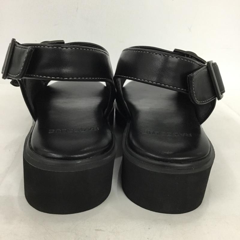 レイジブルー RAGEBLUE サンダル サンダル グルカサンダル ダブルベルトサンダル L 無地 黒 / ブラック / black メンズ USED 古着 中古 10152101