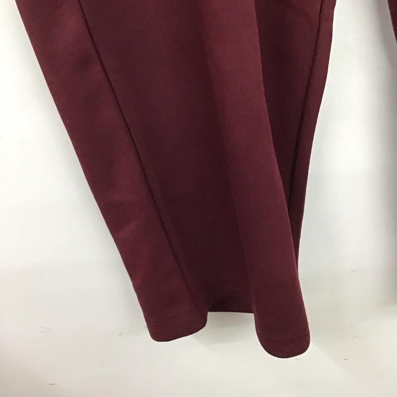 ユニクロ UNIQLO パンツ ワークパンツ、ペインターパンツ 341-479854 Cスウェットワイドパンツ 無地 えんじ / ワインレッド / dark red メンズ USED 古着 中古 10152109