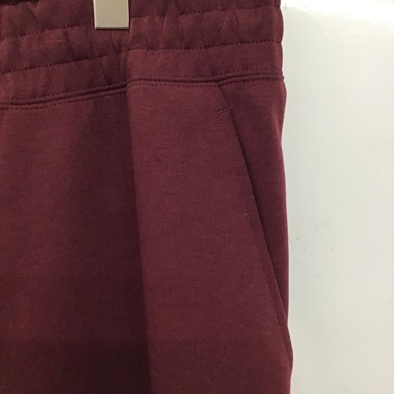 ユニクロ UNIQLO パンツ ワークパンツ、ペインターパンツ 341-479854 Cスウェットワイドパンツ 無地 えんじ / ワインレッド / dark red メンズ USED 古着 中古 10152109