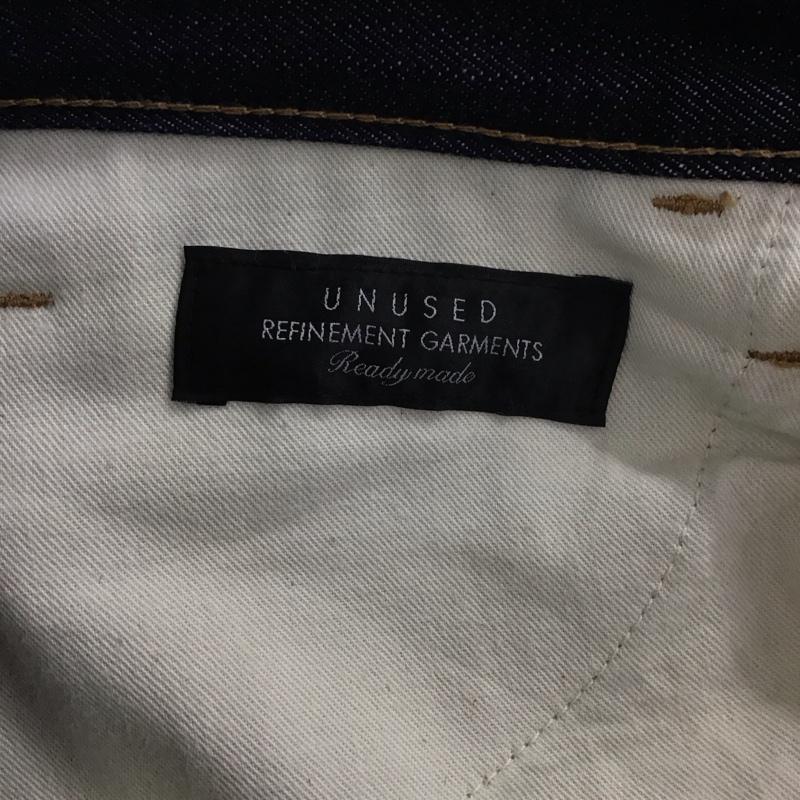 アンユーズド UNUSED パンツ デニム、ジーンズ デニムパンツ スリムパンツ カジュアルパンツ 3 無地 インディゴ / インディゴ / Indigo メンズ USED 古着 中古 10152111