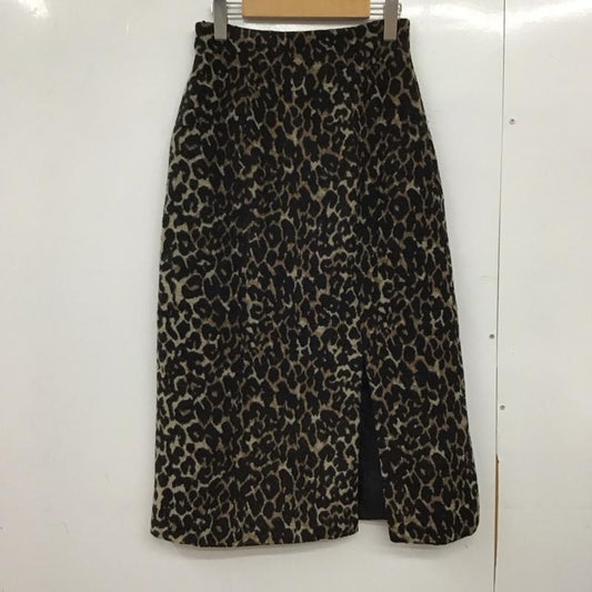 マウジー MOUSSY スカート ロングスカート 010BAH30-6950 レオパード スリット スカート 2 ヒョウ柄・レオパード柄 マルチカラー / マルチカラー / multicolor レディース USED 古着 中古 10152117