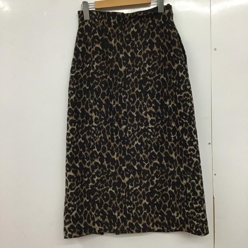 マウジー MOUSSY スカート ロングスカート 010BAH30-6950 レオパード スリット スカート 2 ヒョウ柄・レオパード柄 マルチカラー / マルチカラー / multicolor レディース USED 古着 中古 10152117