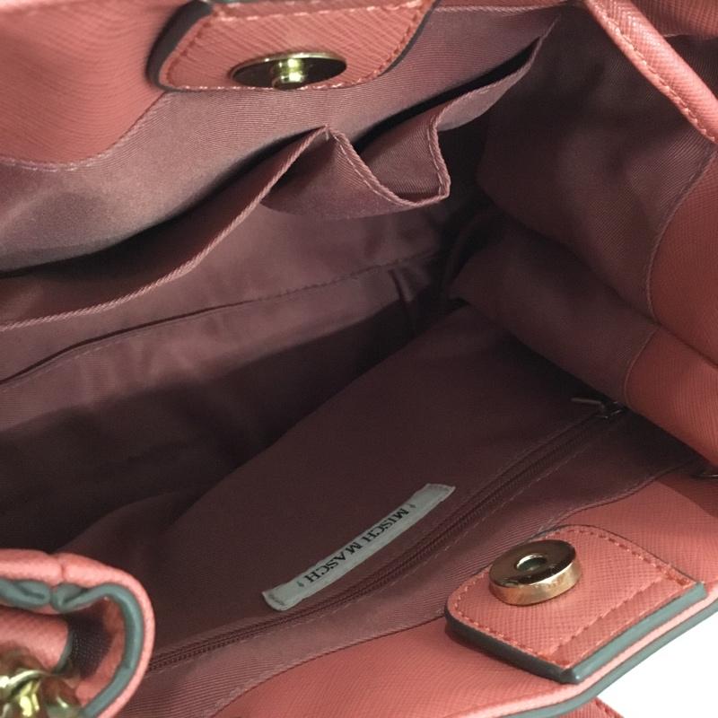 ミッシュマッシュ MISCH MASCH ショルダーバッグ ショルダーバッグ 2WAY ロゴ、文字 桃 / ピンク / pink レディース USED 古着 中古 10152120